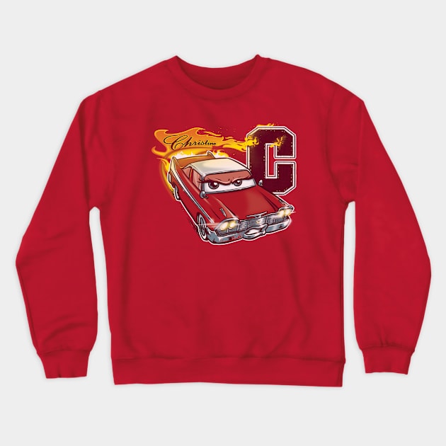 Fury and Fire Crewneck Sweatshirt by poopsmoothie